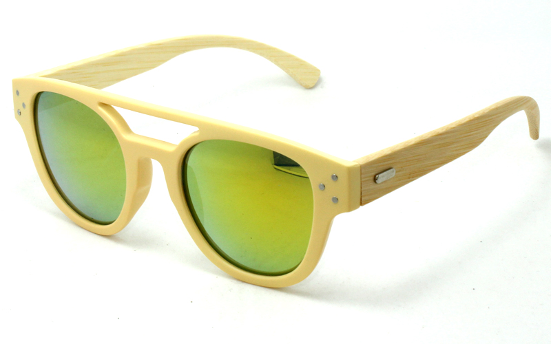 100% Bamboo Wooden Temples Sunglasses Sales