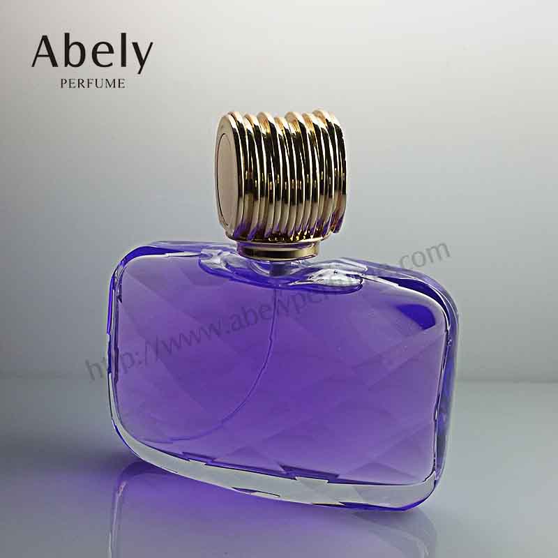 Perfume Bottle with Leather Decoration for Men