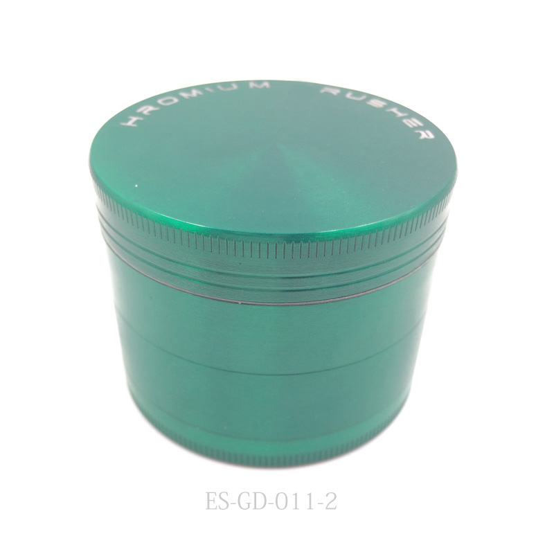 Newest Chrome Plated Herbal Grinder with Smoke Cigar Crusher (ES-GD-011-M)