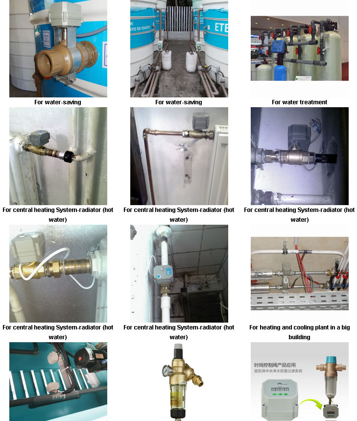 Brass Ball Structure and Water Media Auto Drain Valve with Timer