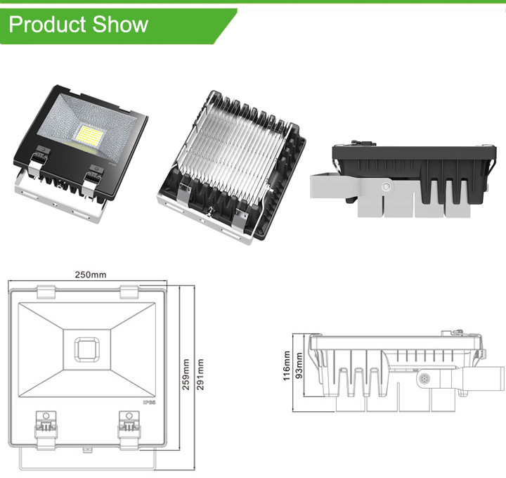 70W LED Flood Light with 7 Years Warranty Meanwell Driver