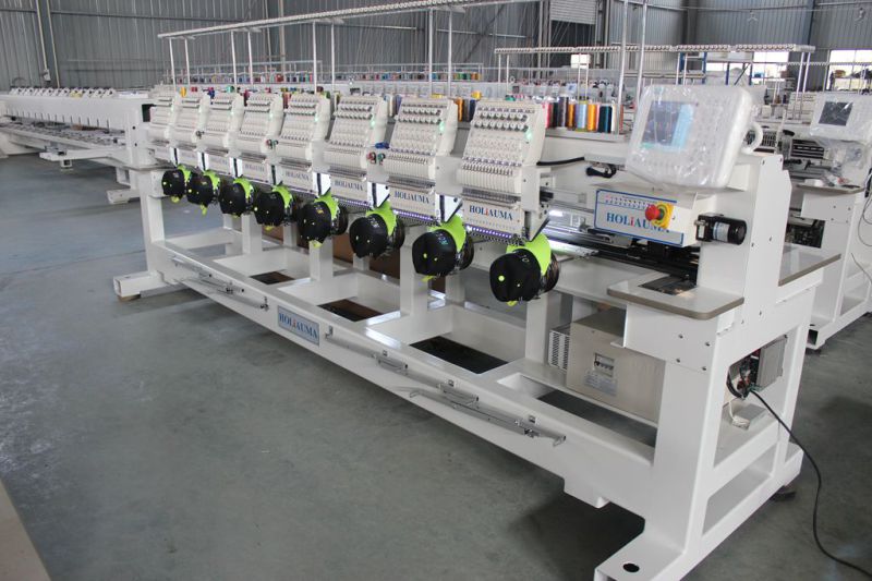 Best Dahao Control System 8 Head High Speed Computer Embroidery Machine for Cap Garment Emberoidery Machine