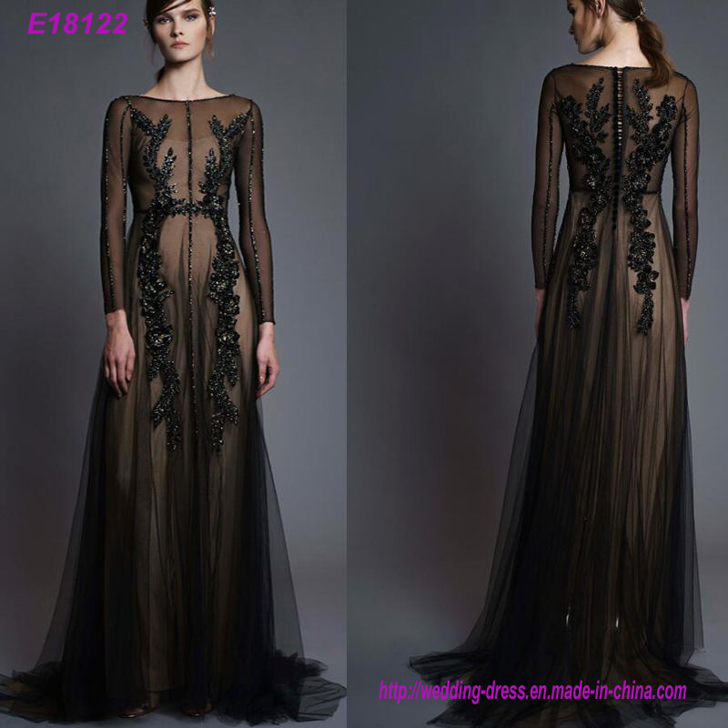 Fashion Handmade Sexy Chiffon Women's Evening Dress