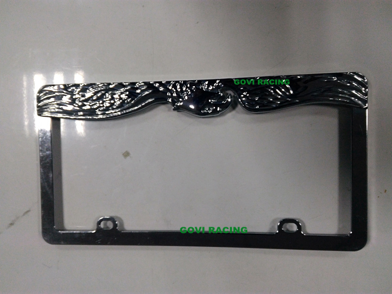 Personalized License Plates Frames with 312X160mm Chromed Universal for Car Americal Standard