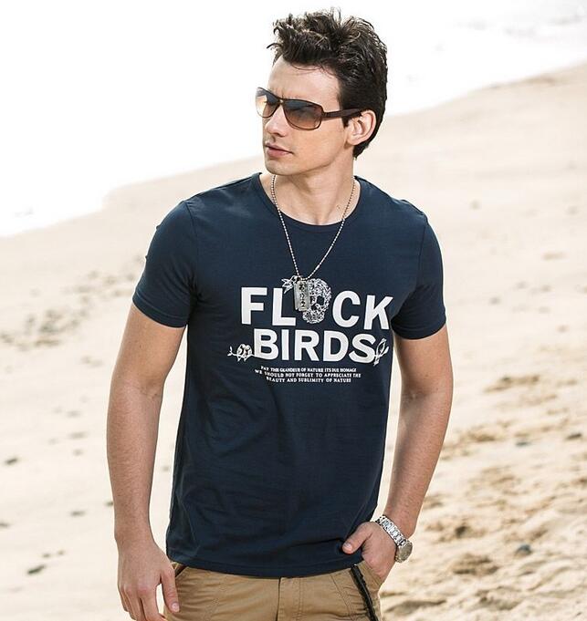 100% Cotton Printing New Model Men's T-Shirt, Free Sample