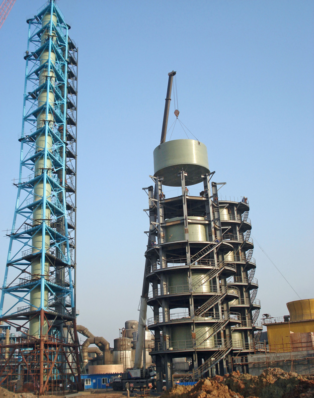 Desulphurization Tower Made of FRP / GRP /Gfrp