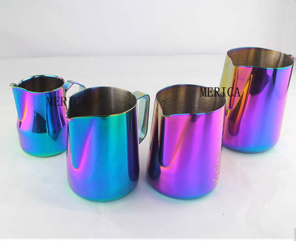 Stainless Steel Colourful Latte Art Milk Pitcher