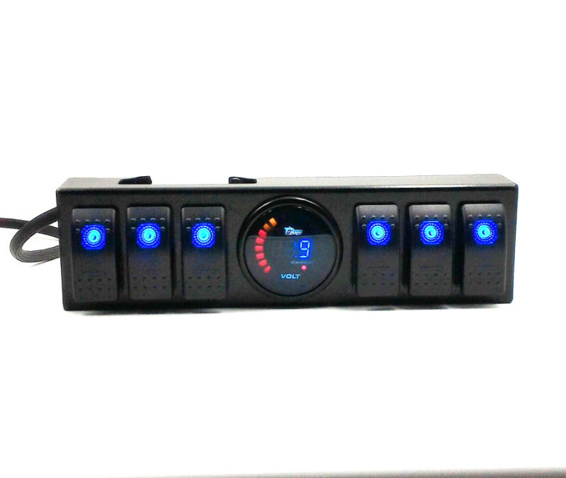  Wrangler Jk 6-Switch Panel with Control and Source System Relay Box Assemblies for Jeep Jk & Jku 07 - 17