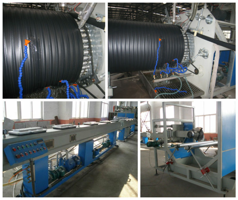 Plastic PE Hollow Wall Winding Pipe Production Extrusion Line