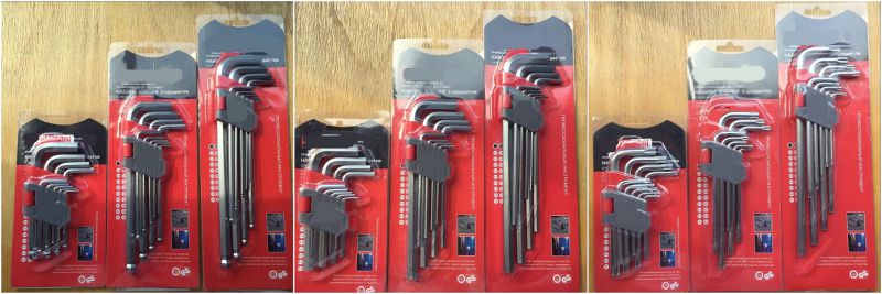 Long Arm Ball End Hex Key Wrench Set