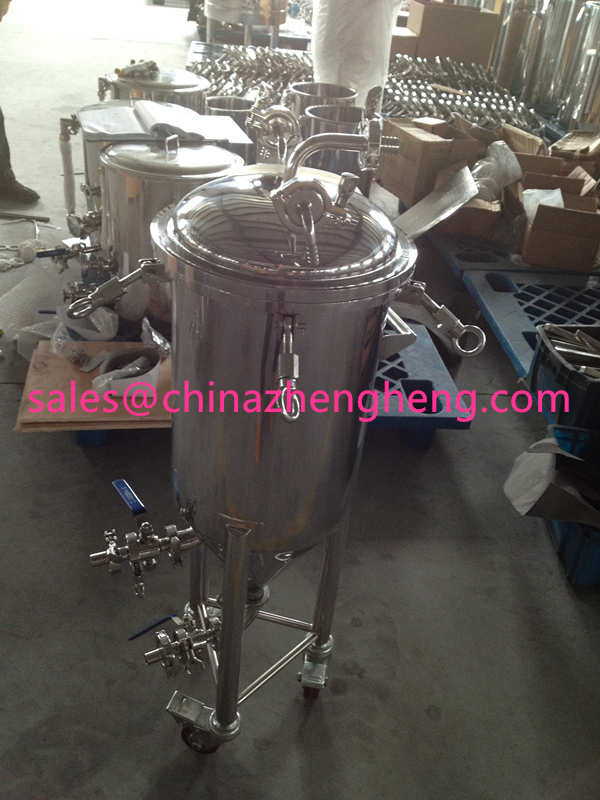 Stainless Steel Cooling Jacket Beer Fermentation Tank