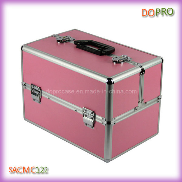 Four Trays ABS Large Case High Quality Travel Makeup Organizer (SACMC122)