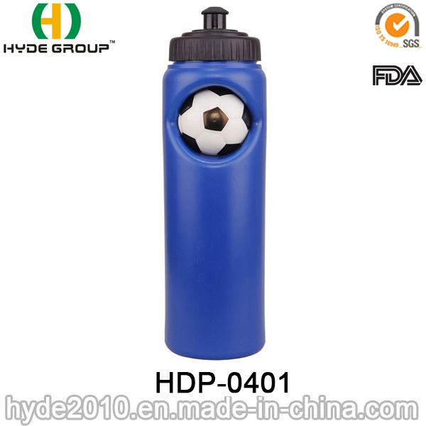 Popular BPA Free Plastic Outdoor Water Bottle, PE Plastic Sport Water Bottle (HDP-0401)