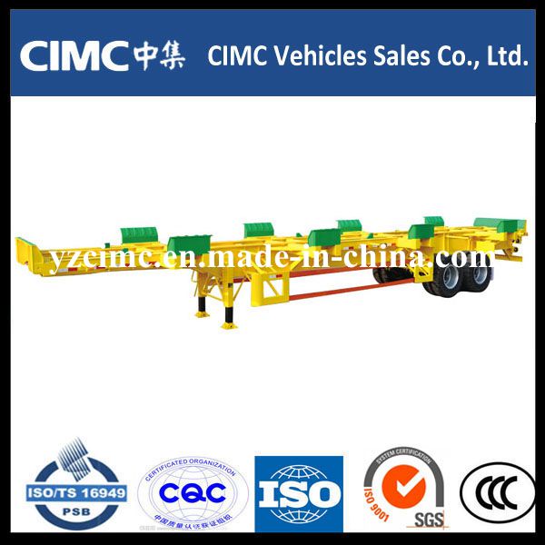 Cimc 3 Axle 40ton Skeletal Trailer for Sale