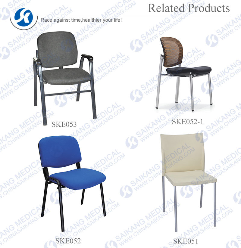 Blue Metal Frame Office Chair, Hospital Chair (CE/FDA/ISO)