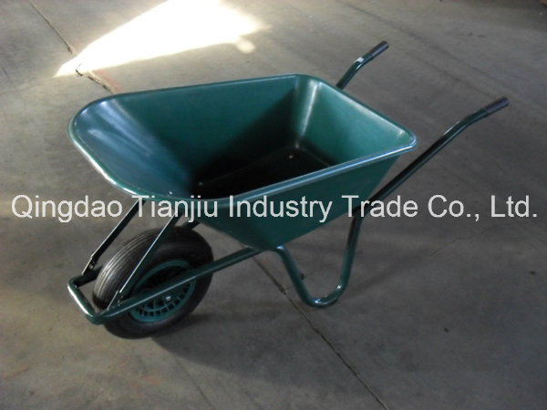 Plastic Wheelbarrow Wb6414t for Europe Market