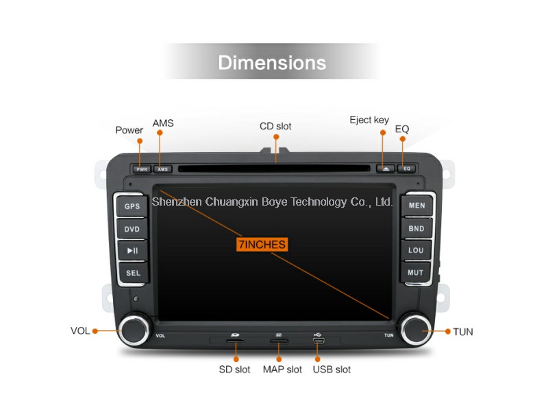 Car GPS Navigation Car DVD Video for VW