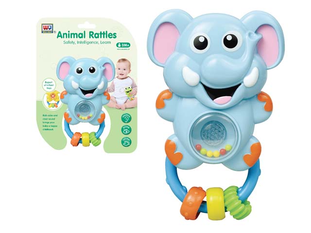 CE Approval Animals Rattles for Infants with Light & Music