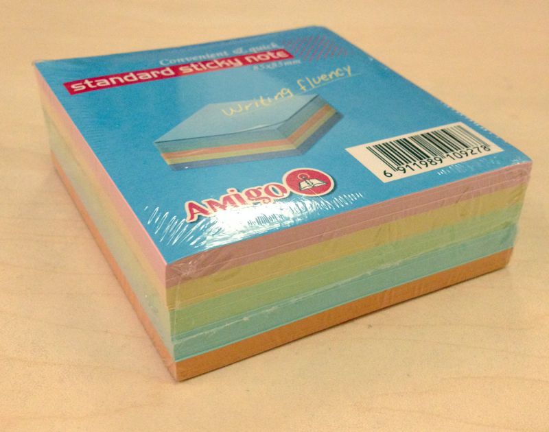 Size 85*85mm 5 Colors Mixed Sticky Note