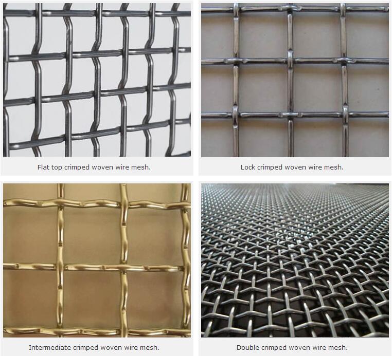 China Type 304 Stainless Steel Crimped Wire Mesh (SSCWM)