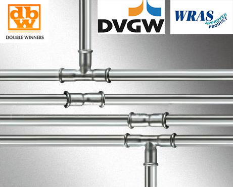 Dvgw Approval Ss Press Fitting