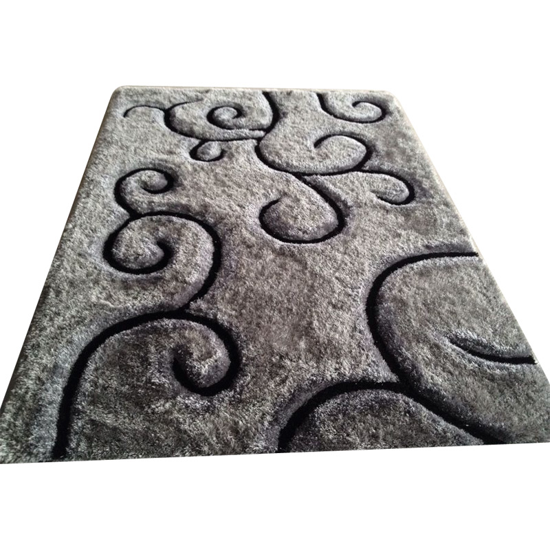 High Quality Polyester Modern Shaggy Carpets with 3D Effects