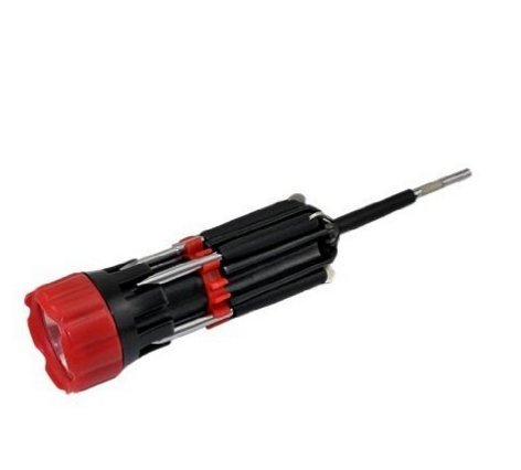 Good Quality Multi-Screwdriver Torch with Plastic Handle