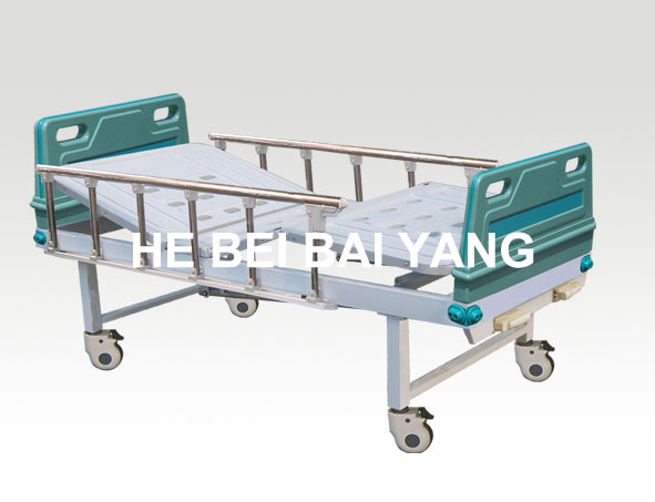 Movable Double-Function Manual Hospital Bed (A-91)