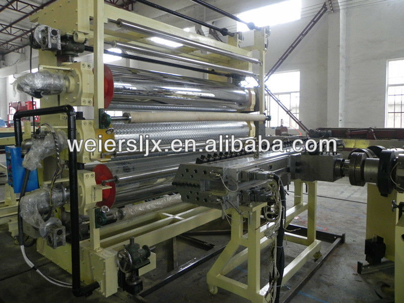 PVC Wide Floor Leather Waterproof Roll Extrusion Line