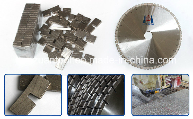 High Efficiency Unique U Type Stone Saw Blade Segment Stone Cutting Segment Granite Diamond Segment