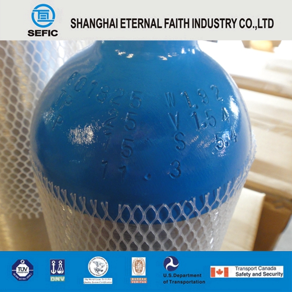 2014 New High Pressure Seamless Aluminum Gas Cylinder (LWH180-10-15)