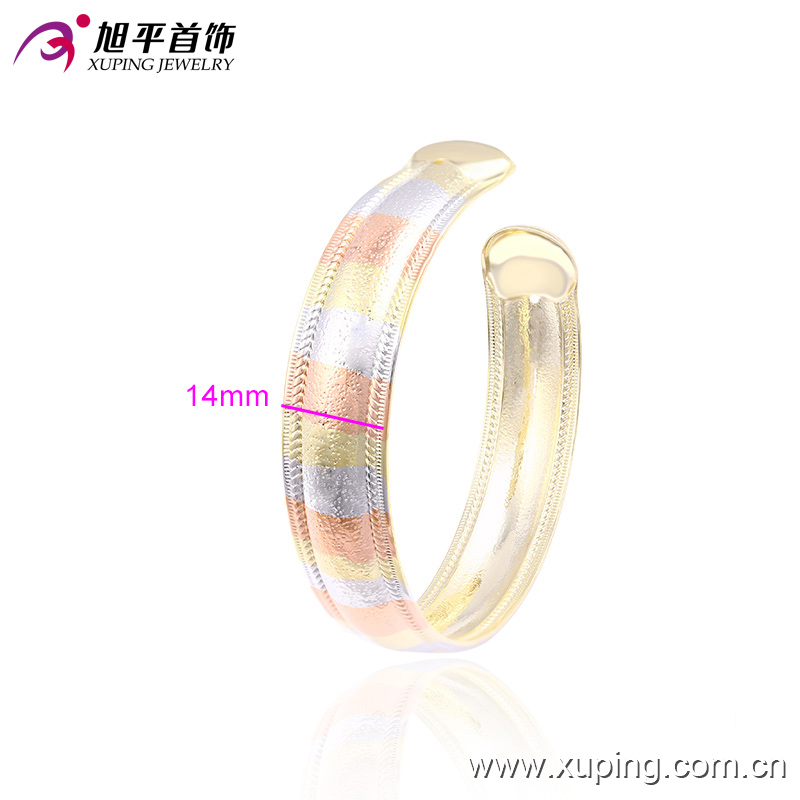 51399 Fashion Xuping Royal Multicolor Imitation Jewelry Bangle with Three -Stone Color in Brass and Alloy