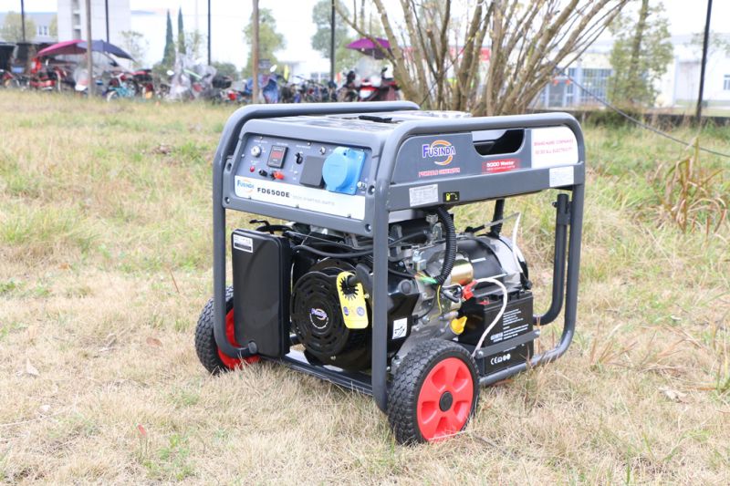 5kVA Gasoline Generator Petrol with AVR and Portable Wheek Kit
