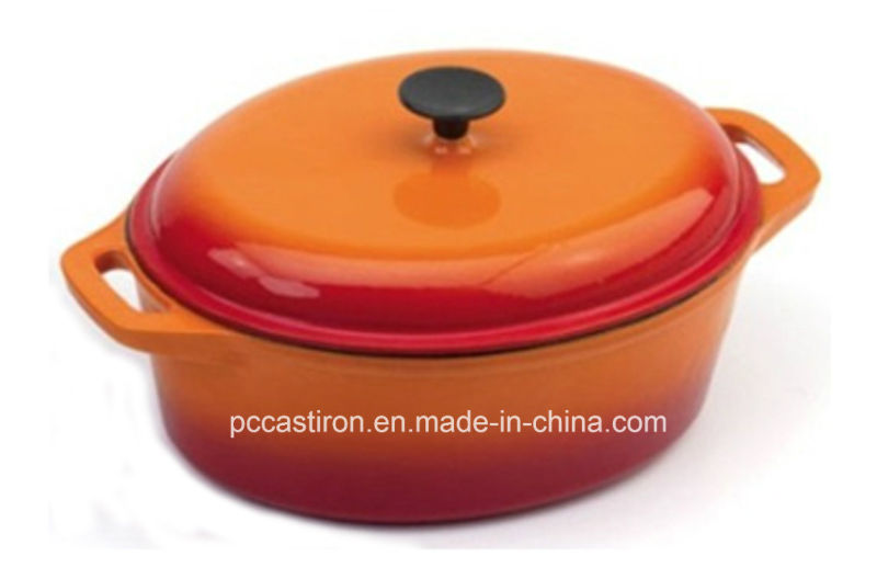 Enamel Oval Cast Iron Casserole Cookware Manufacturer From China