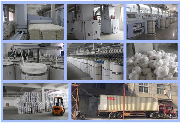 China Manufacturer High Tenacity 100% Spun Polyester Yarn