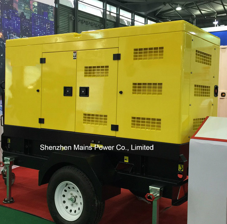 Trailer Type Mobile Diesel Generator Cummins 135kVA 108kw