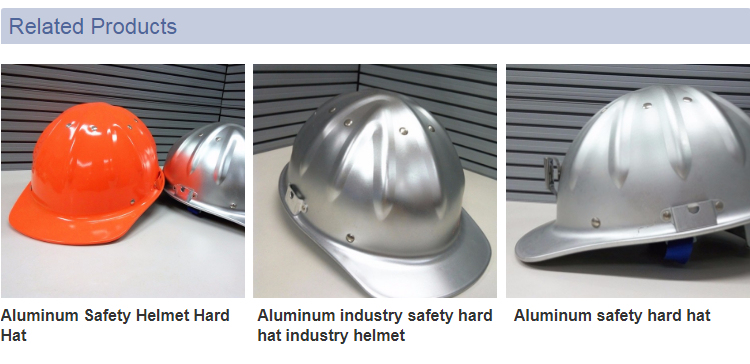 Protective Aluminum Hard Hat Safety Helmet