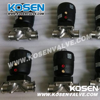 Stainless Steel Three Way Diaphragm Valves (G44)