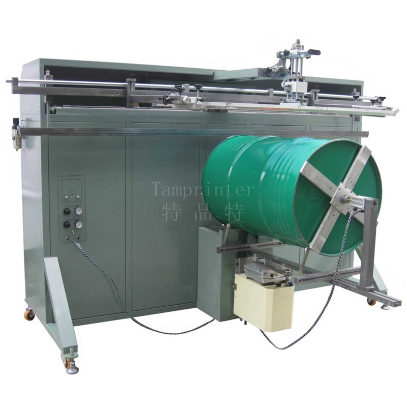 TM-Mk 2700*1800*1680mm Large Drum Keg Cylinder Rotary Screen Printer