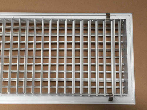 Horizontal or Veriacal Lines Aluminium Double Defelction Grille