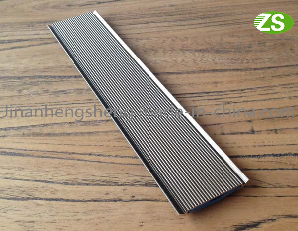 Anti-Slip Aluminum Building Stairs Nosing Strip of Laminated Edge Strips