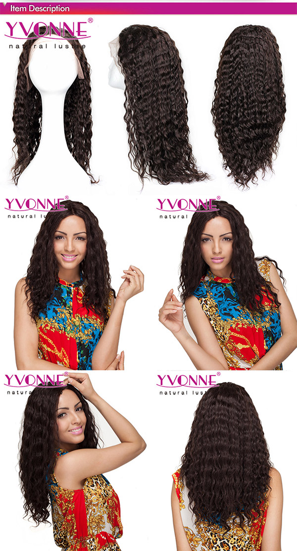 Virgin Brazilian Hair Lace Wig Front Lace Wig