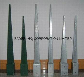 Hot Dipped/Electro Galvanized, Epoxy Coated Steel Clamps, Ground Anchor