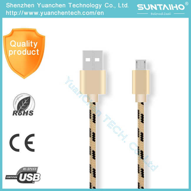 Fast Charging Micro Mobile Phone USB Data Cable for Samsung Android Phone