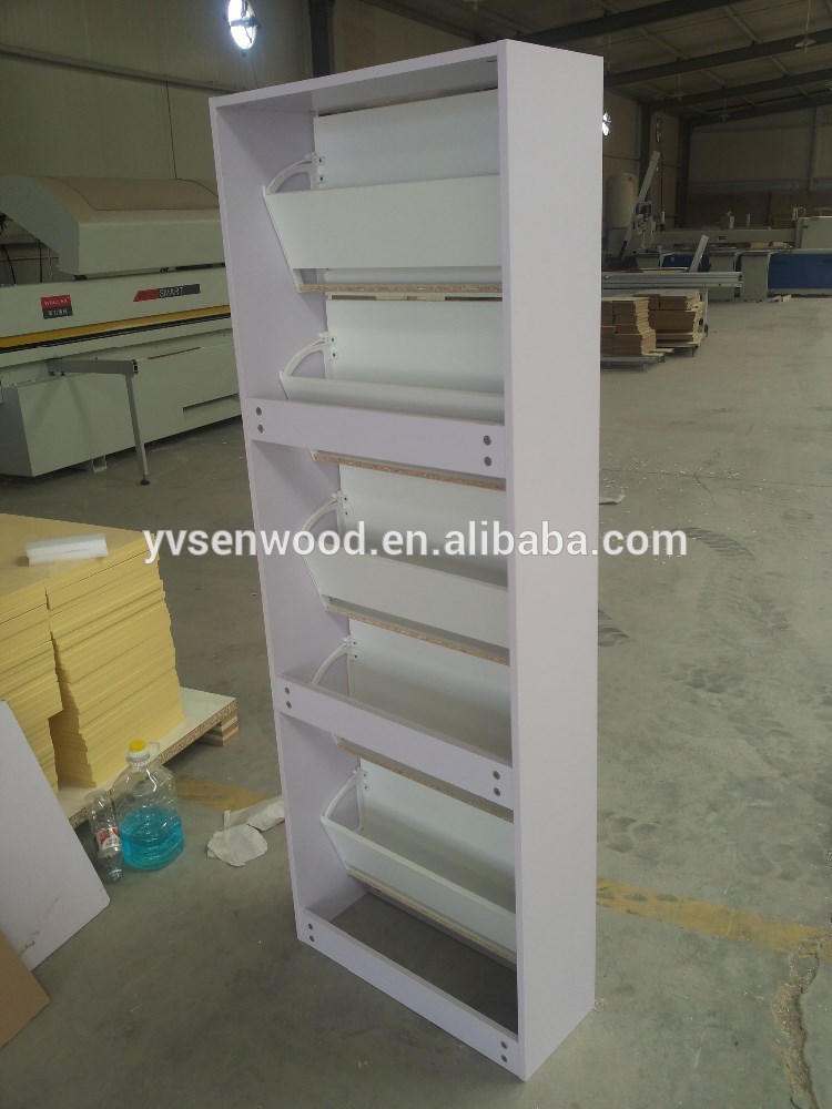 5 Doors Mirror Shoe Cabinet