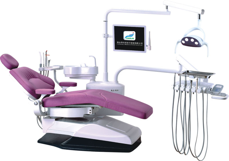 Hot Sale High Quality Ce ISO Approved Dental Chair with LED Sensor Lamp