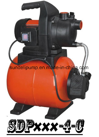 (SDP600-4-C) Household Self-Priming Jet Garden Booster Water Pump with Tank