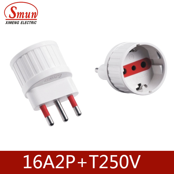 Italy Socket 3pin 250V 10/16A 2p+E