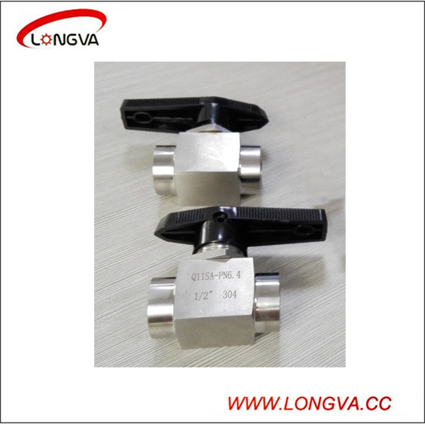 Stainless Steel Sanitary Panel Mounted Ball Valve