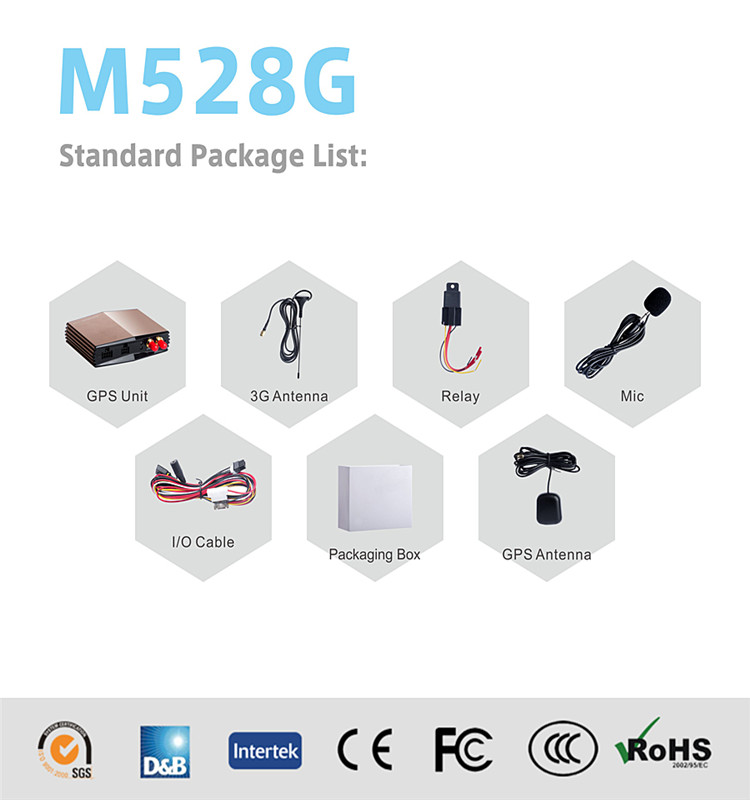 3G GPS Car Tracking Device and 3G Vehicle GPS Tracker Anti-Theft M528g